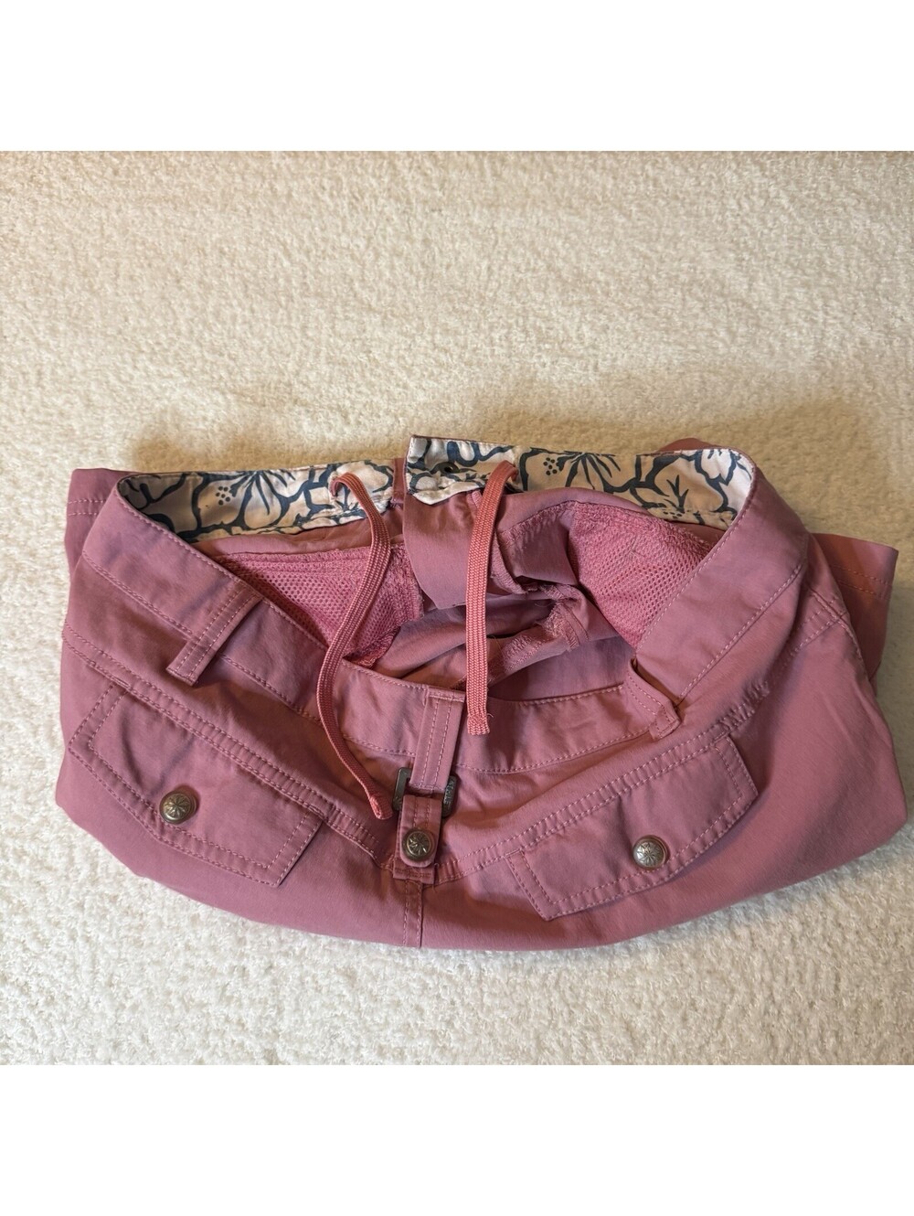 Athleta Women’s Shorts Size 6 Lot of 2 Pink Blue Stretch Hiking Casual - Picture 7 of 15